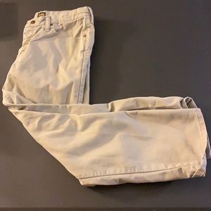 Lee, Gray, Boys Youth Size 16 Husky, Chino Pants